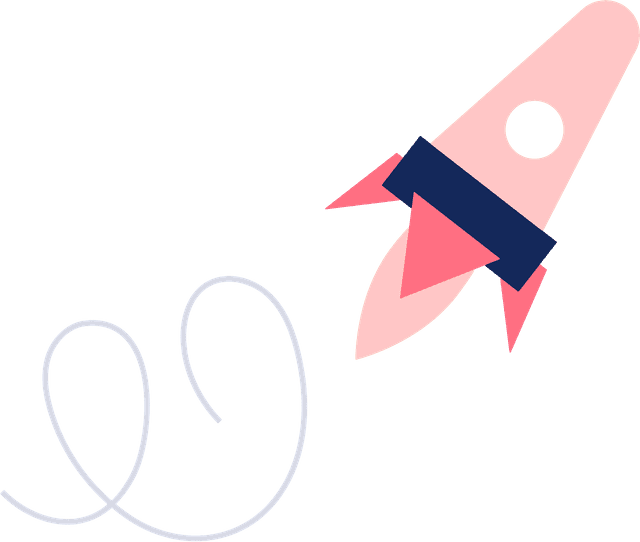 Raket illustratie